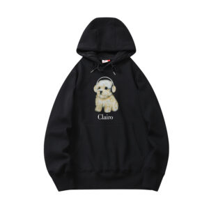 Clairo Dog Hoodie- Black