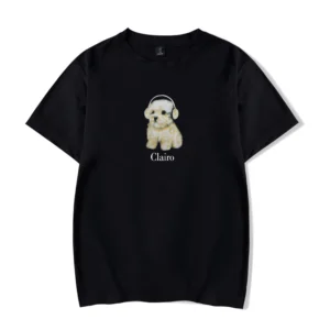 Clairo Dog T-Shirt - Black